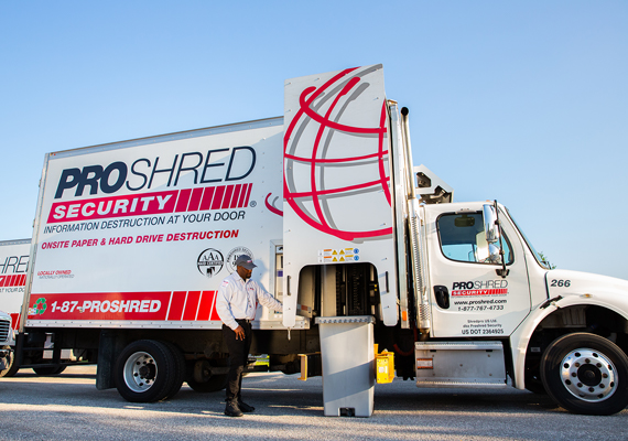 ProShred Security Shredding Truck